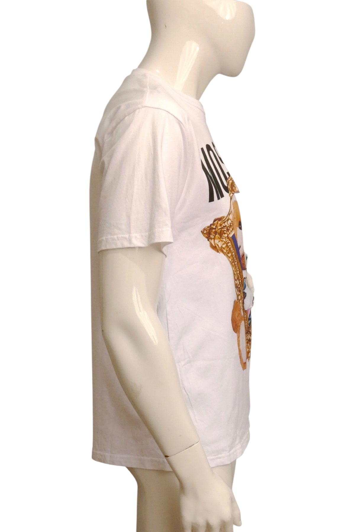 MOSCHINO COUTURE! - 2020 2-D Cotton Teddy T-Shirt, Size-XSmall
