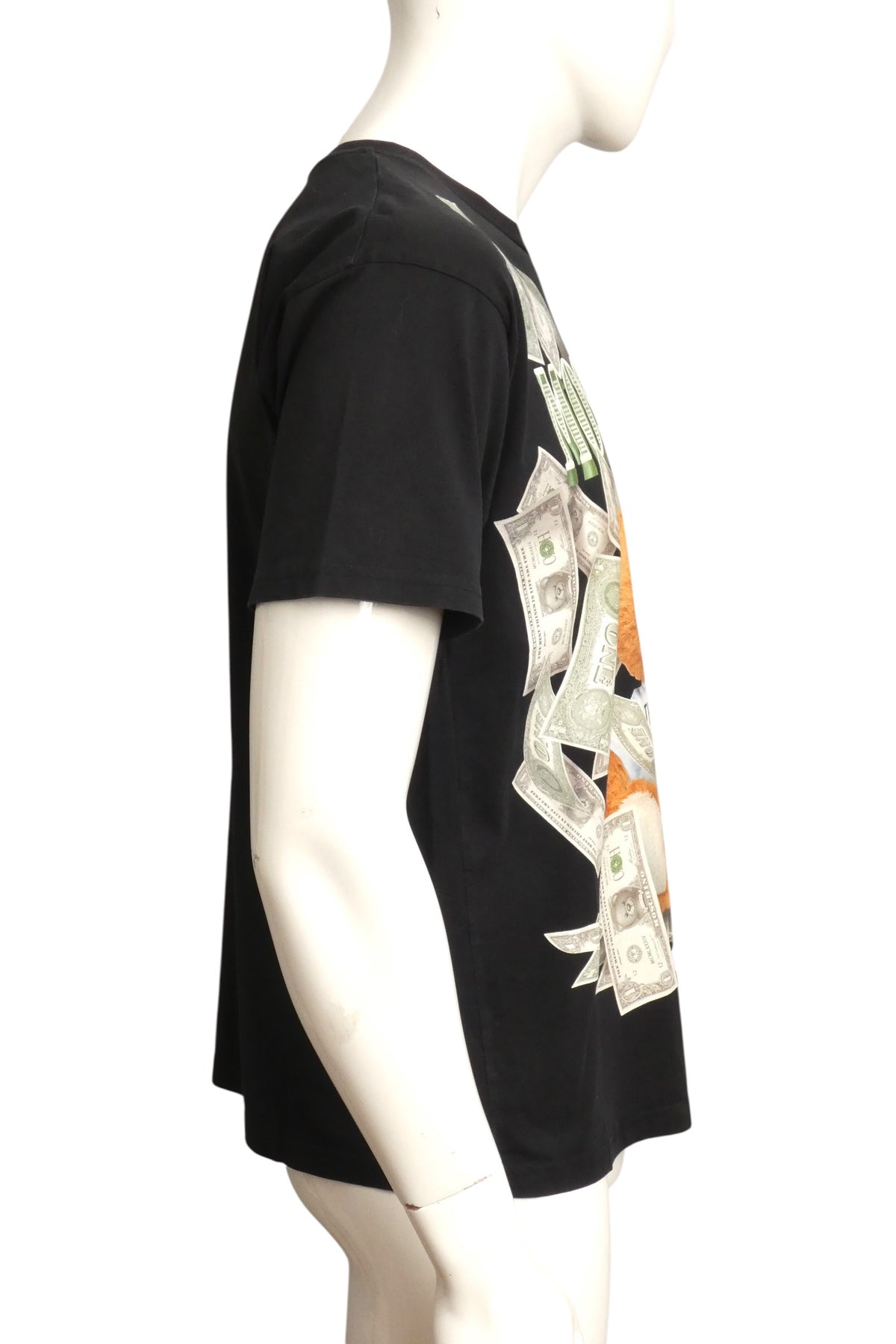 MOSCHINO COUTURE! - 2019 Raining Bills on Teddy T-Shirt, Size-Small