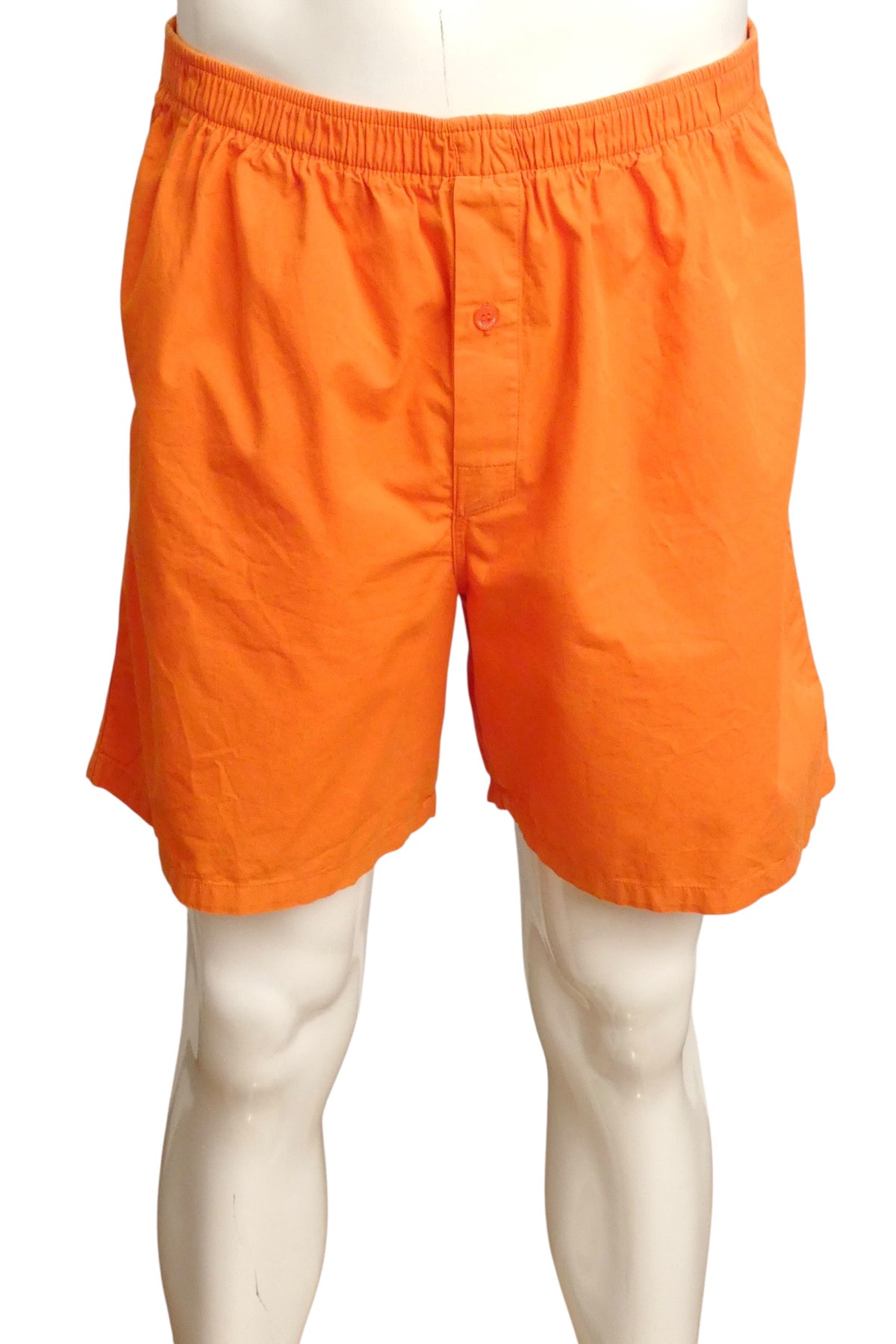MOSCHINO UNDERWEAR - 1980s Orange Cotton Smiley Face Pajamas-Large