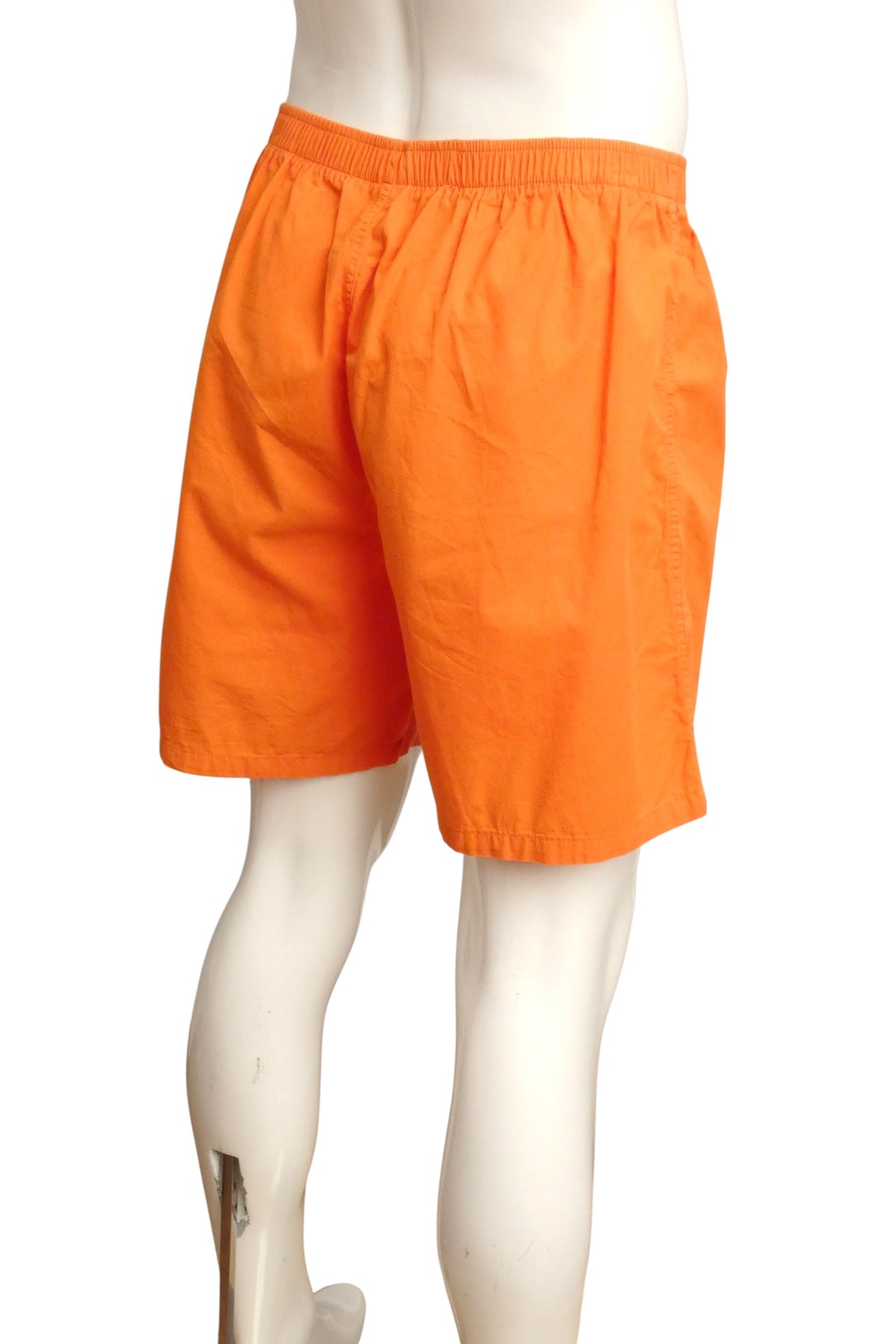 MOSCHINO UNDERWEAR - 1980s Orange Cotton Smiley Face Pajamas-Large