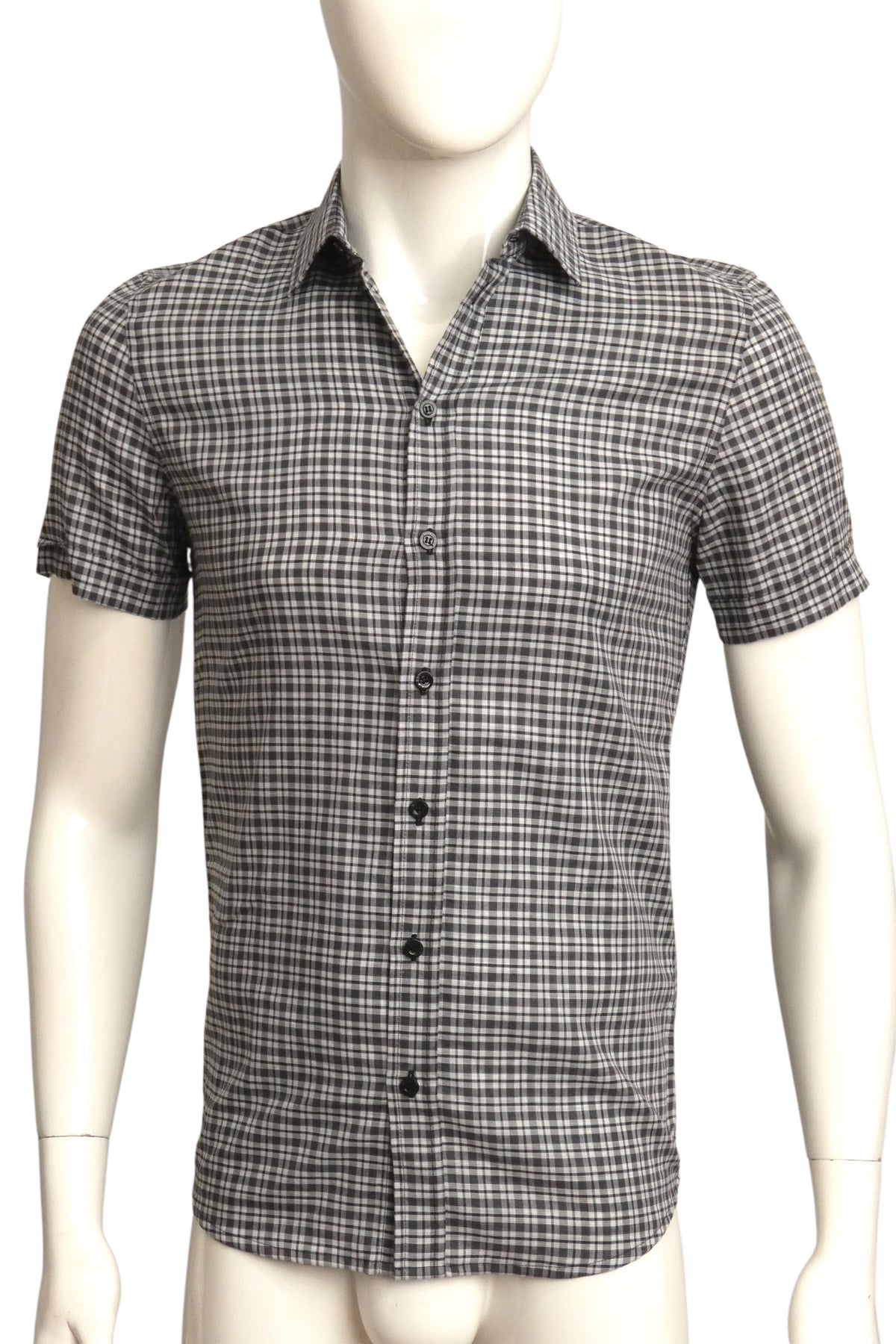MOSCHINO COUTURE! - 2020 Cotton Plaid Applique Shirt, Size-Small