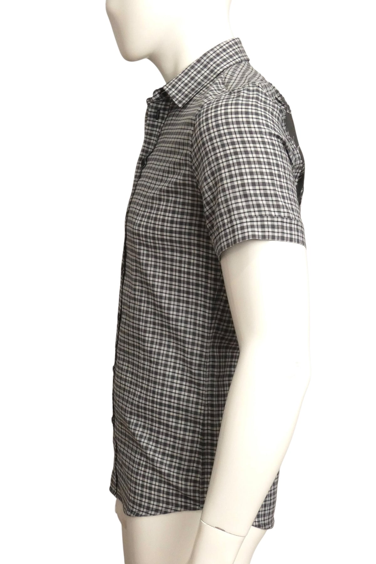 MOSCHINO COUTURE! - 2020 Cotton Plaid Applique Shirt, Size-Small
