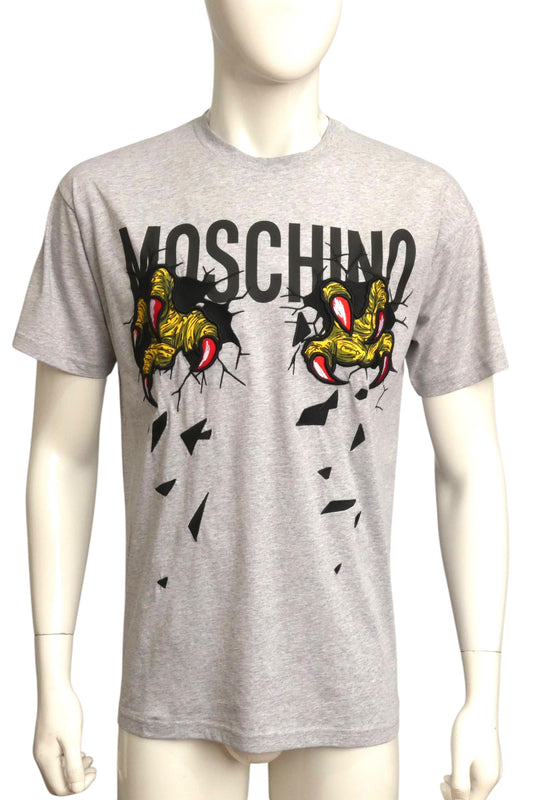 MOSCHINO COUTURE! - 2020 Embroidered Monster Claw T-shirt, Size-XSmall