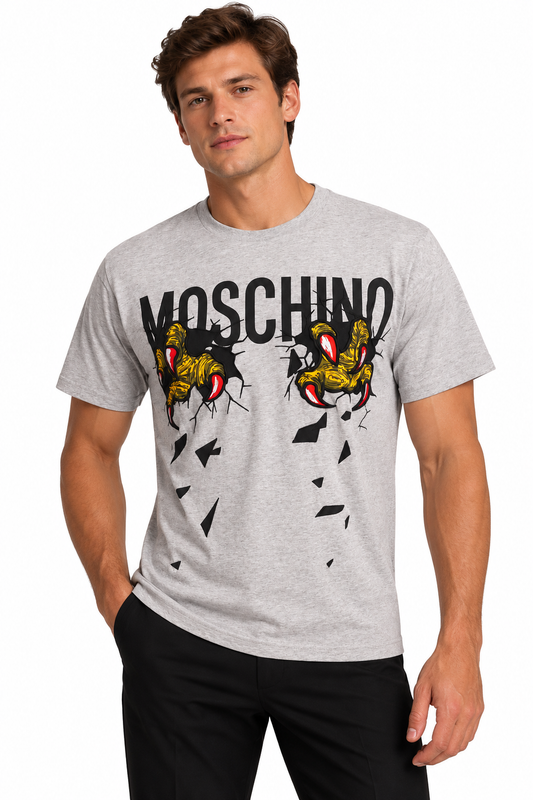 MOSCHINO COUTURE! - 2020 Embroidered Monster Claw T-shirt, Size-XSmall