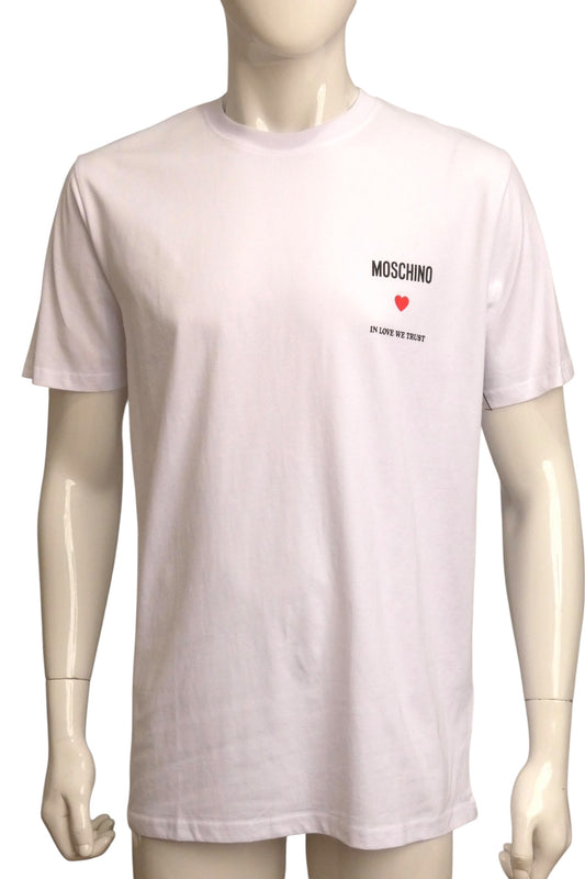 MOSCHINO COUTURE! - 2025 NWT "In Love We Trust" T-Shirt, Size-XXLarge