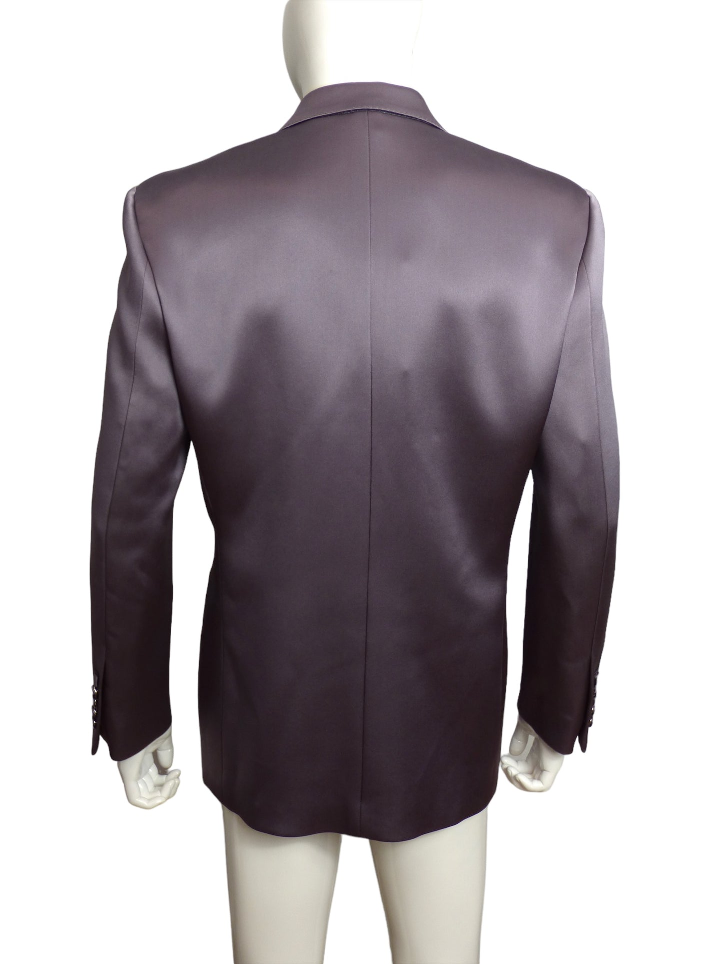 GUCCI- NWT 2022 Purple Satin Evening Blazer, Size XL