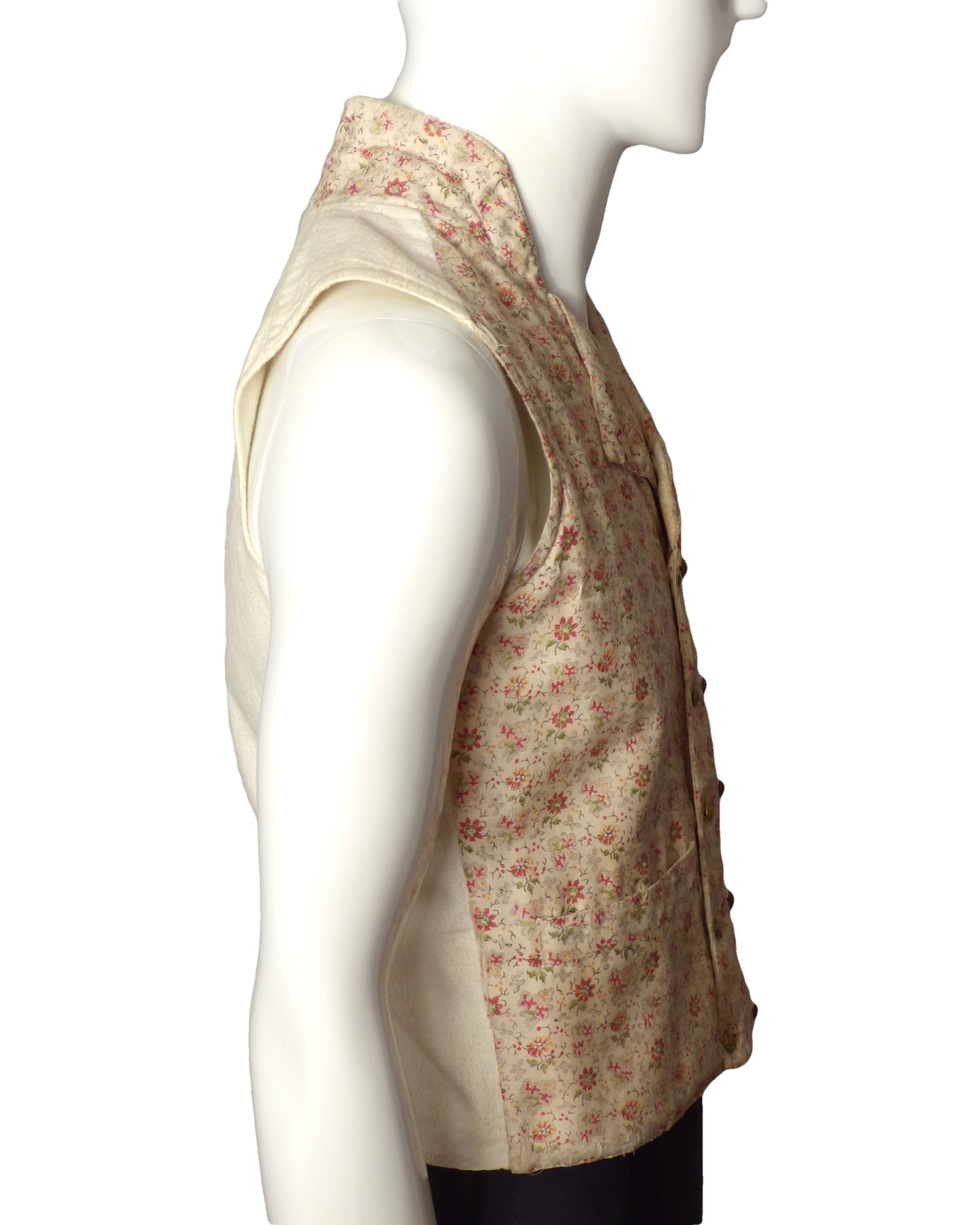 c.1820 Mens Regency Floral Wool Waistcoat