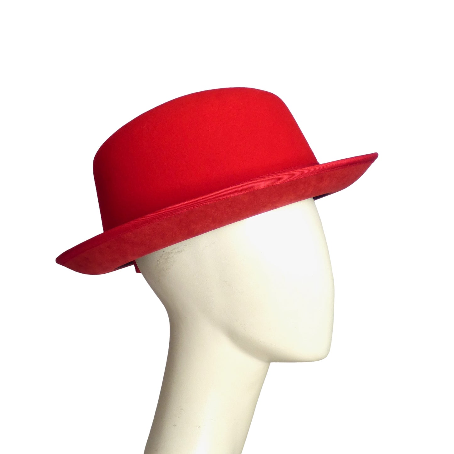 KEITH JAMES- NWT Red Wool Felt Fedora, Size XL