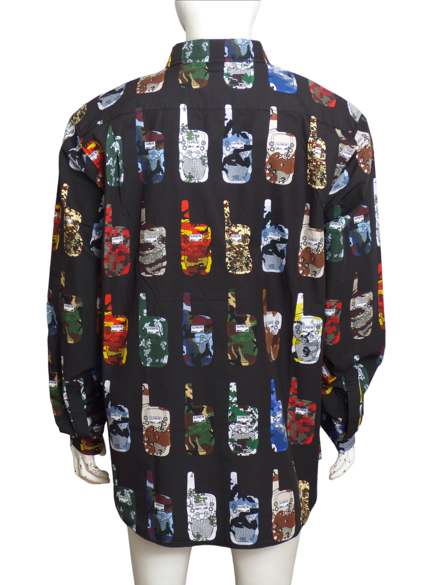 SUPREME- 2023 Walkie Talkie Cotton L/S Shirt, Size XL