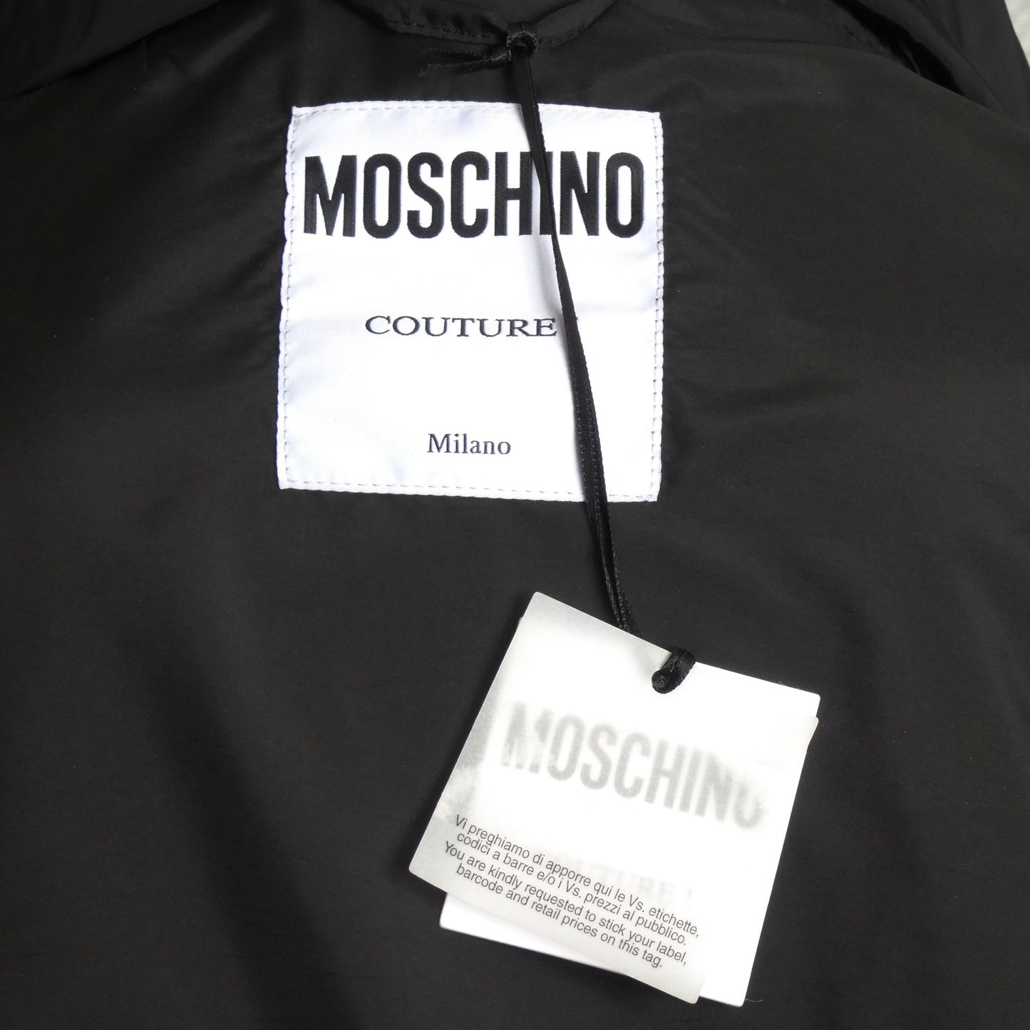 MOSCHINO COUTURE!- NWT 2023 Multi Color Nylon Jacket, Size Large