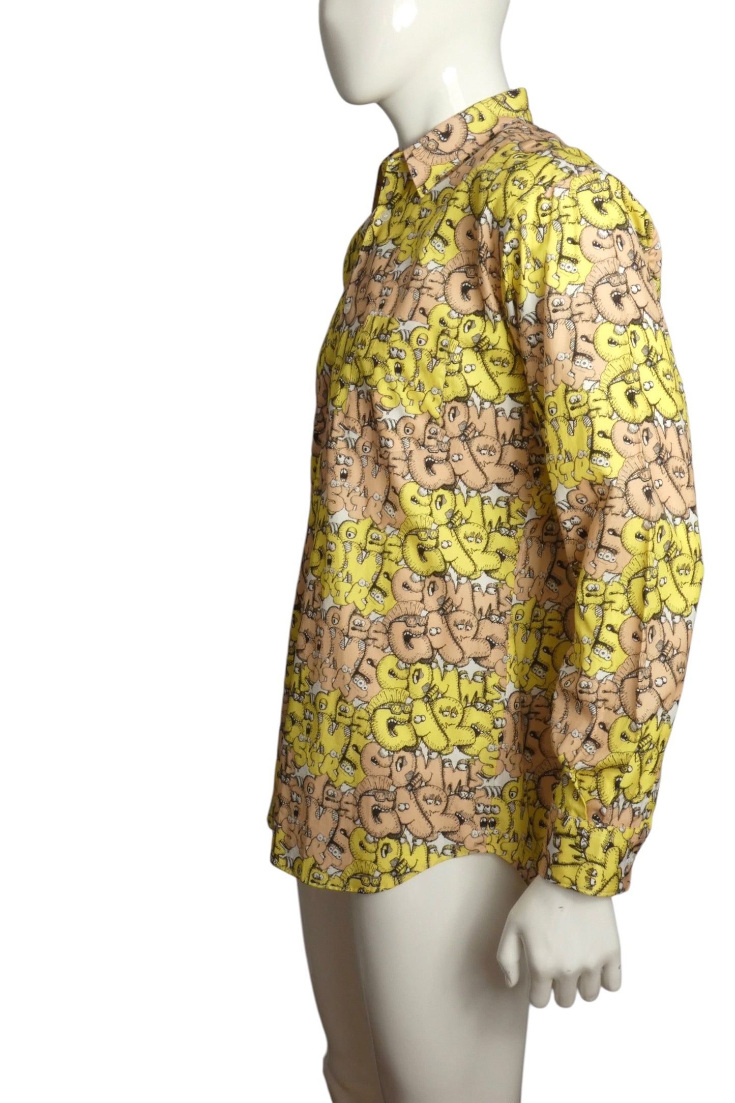 2021 NWT Cotton KAWS Print Shirt, Size-Large