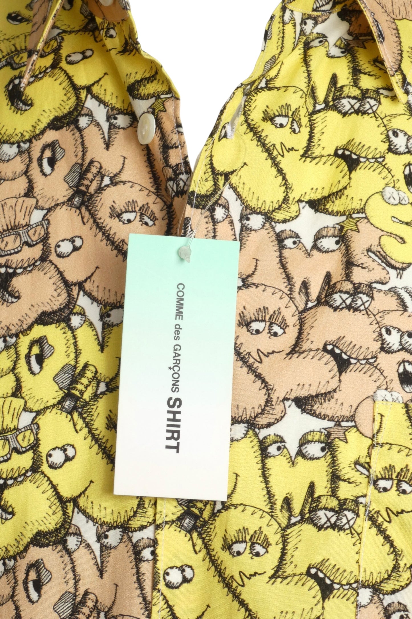2021 NWT Cotton KAWS Print Shirt, Size-Large