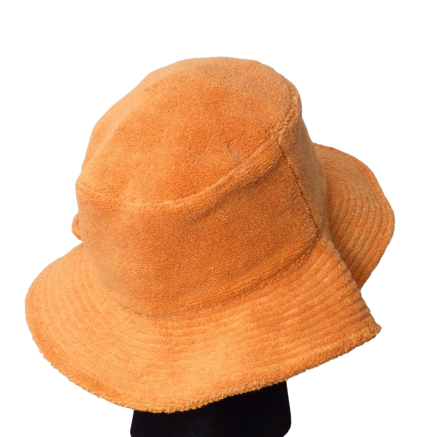 JACQUEMUS- Orange Terry Cloth Bucket Hat, Size 58