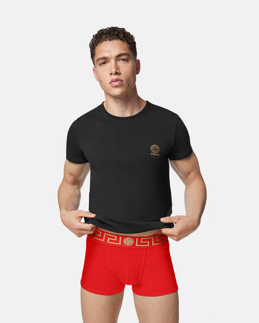 VERSACE- NIB Red Low Rise Trunk, Size Smaill
