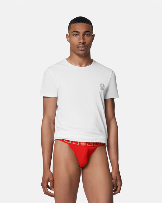 VERSACE- NIB Red Greca Border Jock Strap, Multi Sizes Available