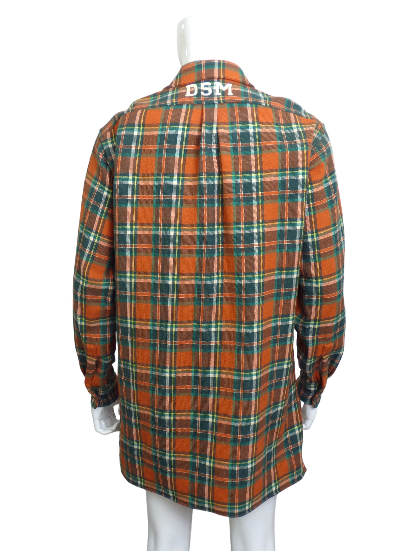 GUCCI- NWT 2019 Oversized Wool Plaid Shirt, Size-Small