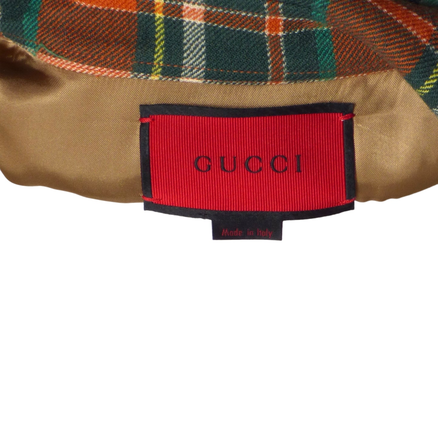 GUCCI- NWT 2019 Oversized Wool Plaid Shirt, Size-Small