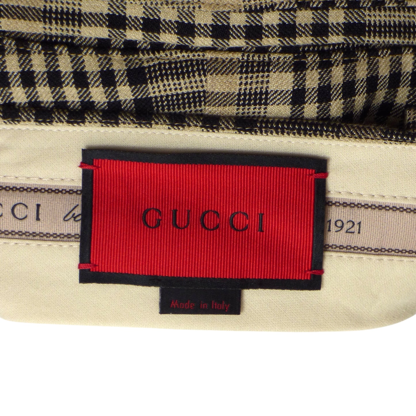 GUCCI- NWT 2022 Wool Plaid Shorts, Waist 30"