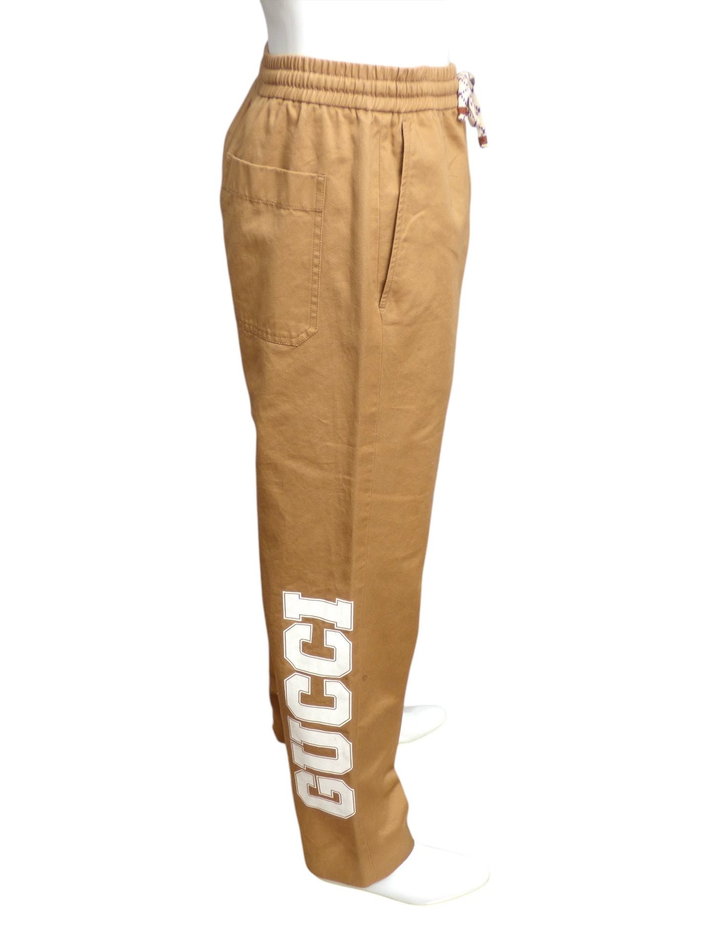 GUCCI- NWT 2022 Brown Military Style Drill Pants, Waist-32"