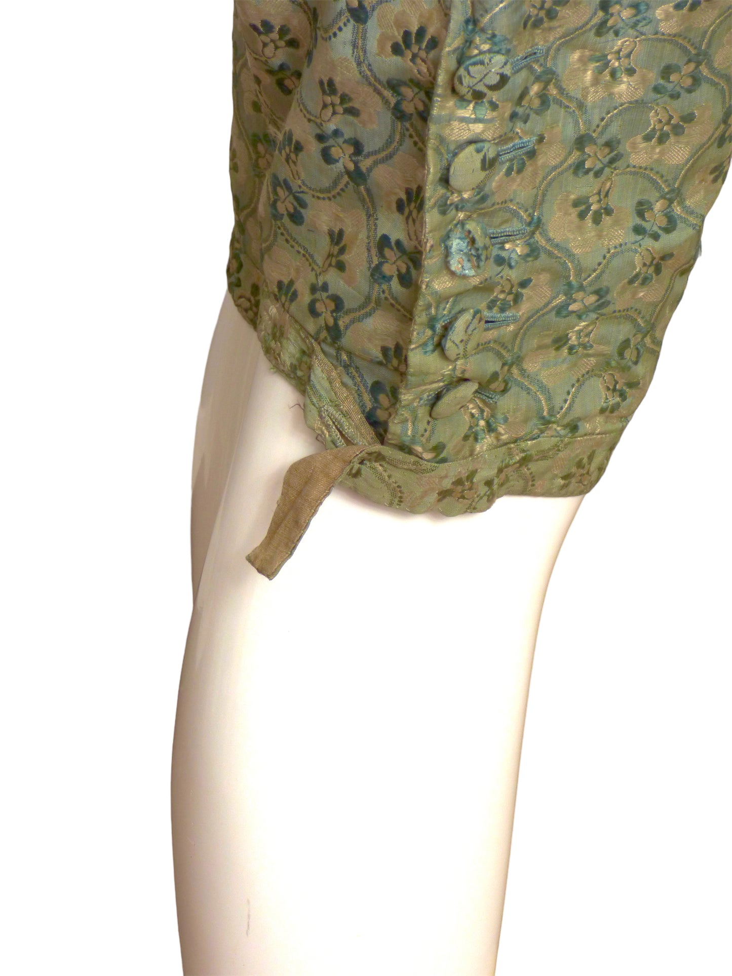 c.1780 Green Silk Brocade Breeches