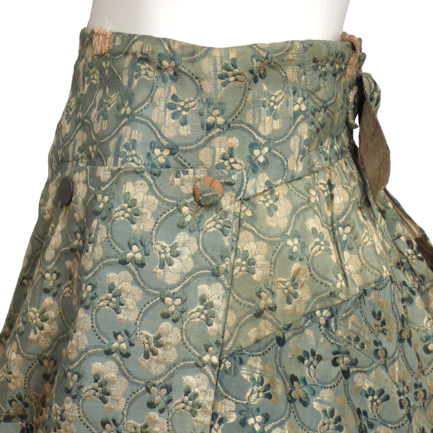 c.1780 Green Silk Brocade Breeches