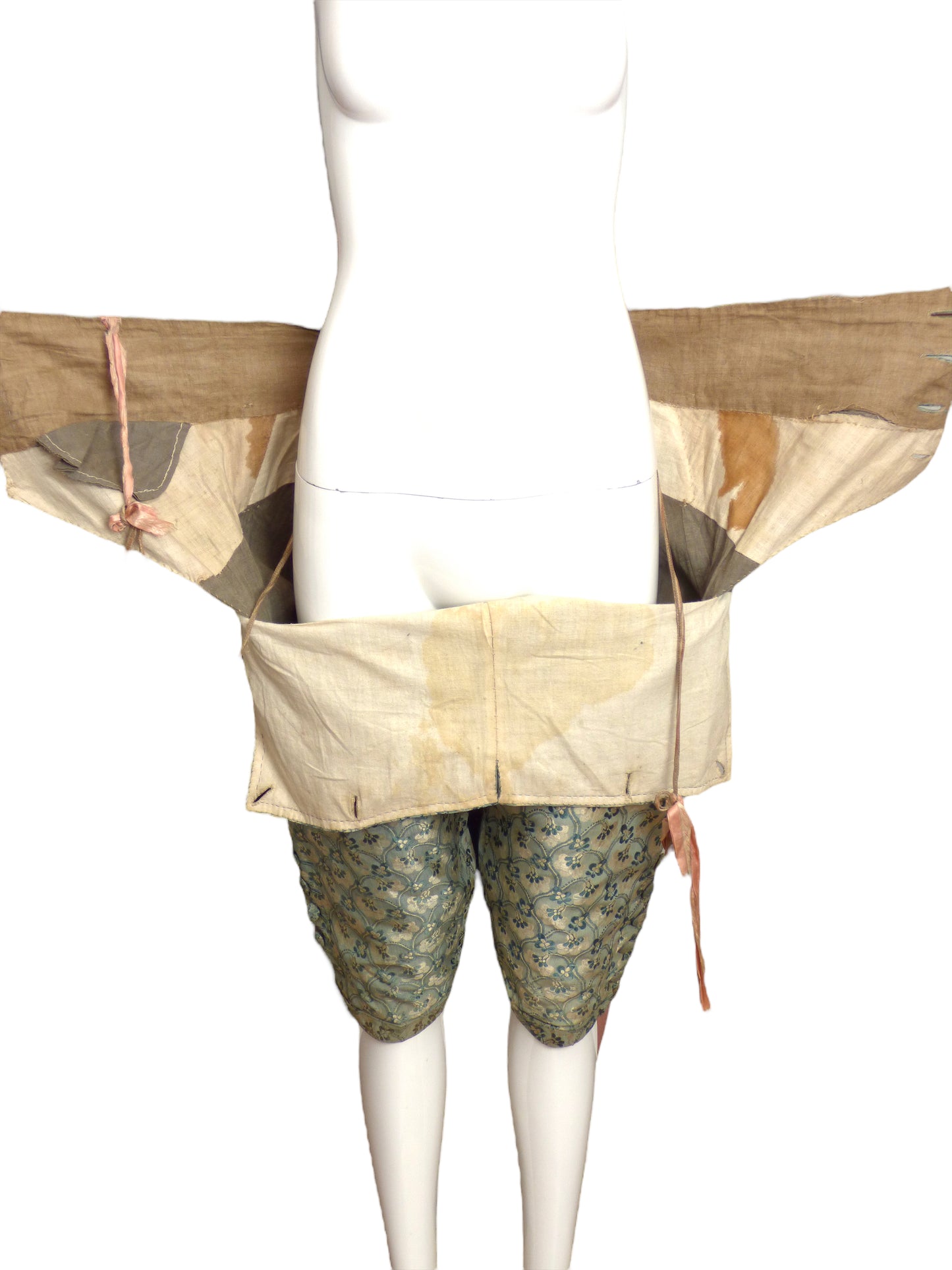 c.1780 Green Silk Brocade Breeches