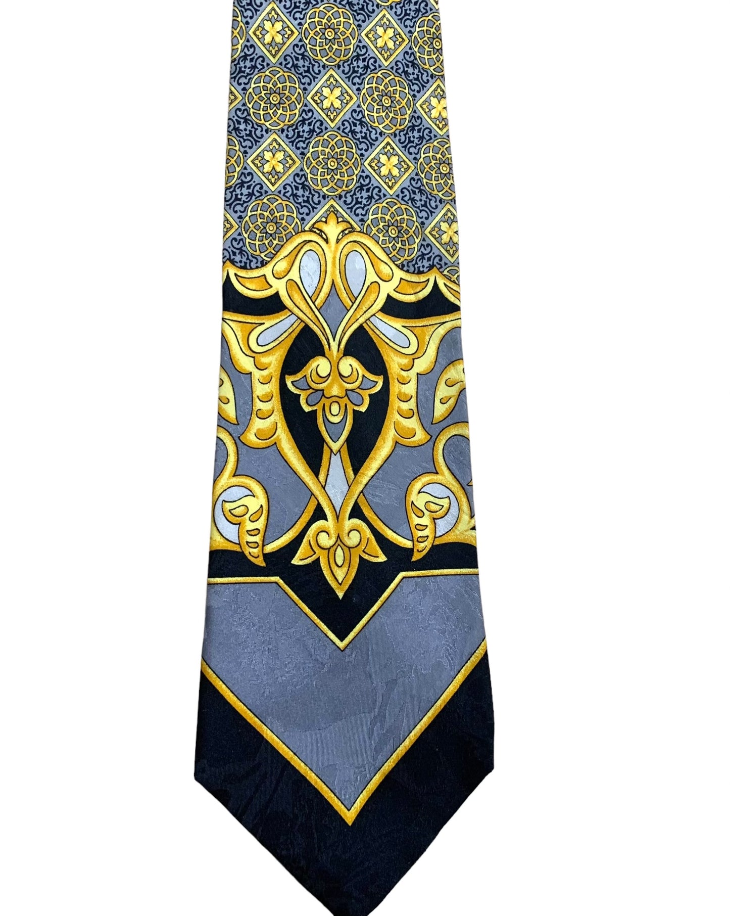 V2 by VERSACE- Multi Color Silk Jacquard Tie