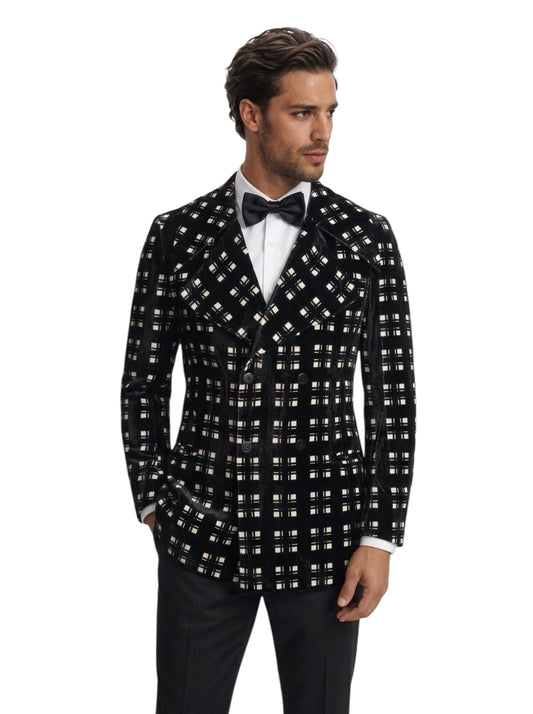 1970s Velvet Blazer, Size Medium