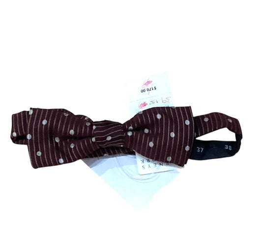NWT Striped Brocade Bowtie