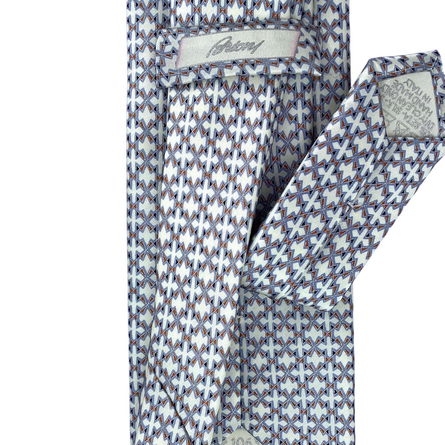 Silk Satin Print Tie