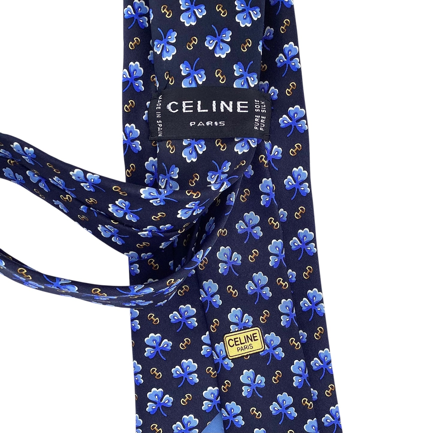 Shamrock Printed Silk Tie