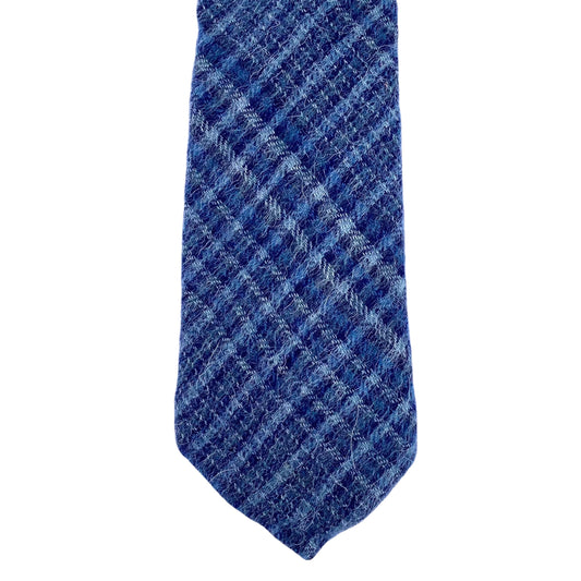 1990s Wool Plaid Tie