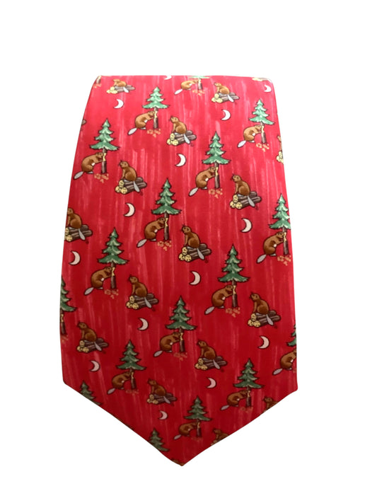 Printed Silk Tie
