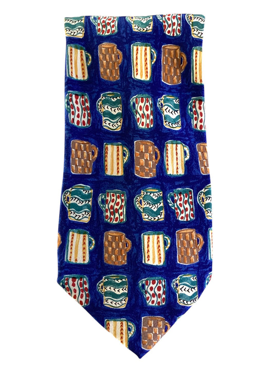 Beer Stein Print Tie