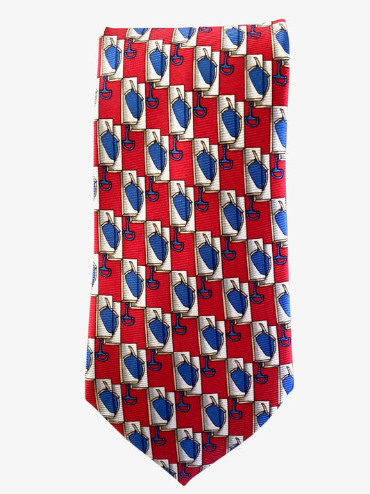 Printed Brocade Silk Tie