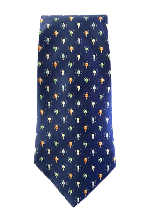 Novely Print Silk Tie