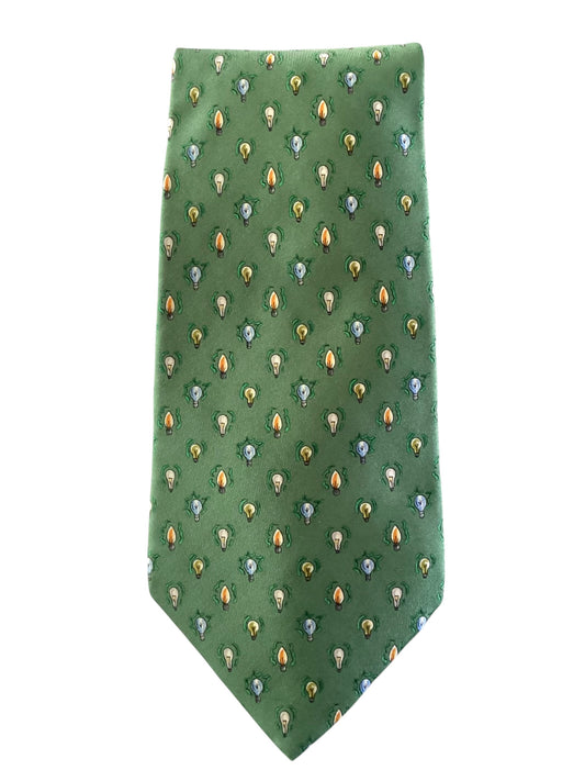 Novely Print Silk Tie