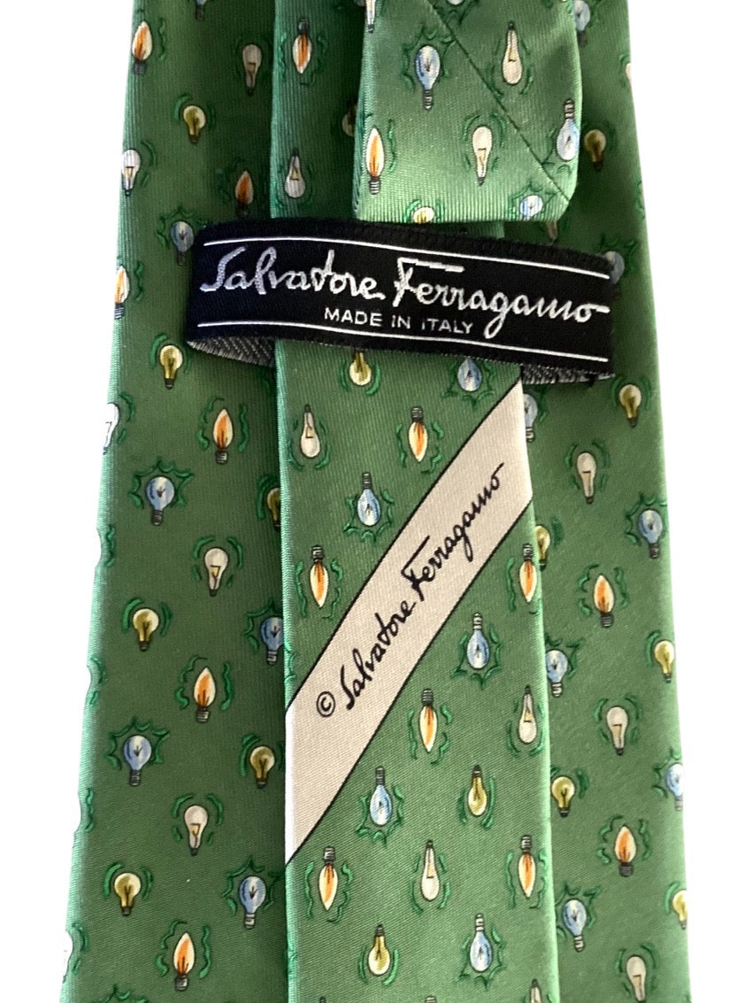 Novely Print Silk Tie