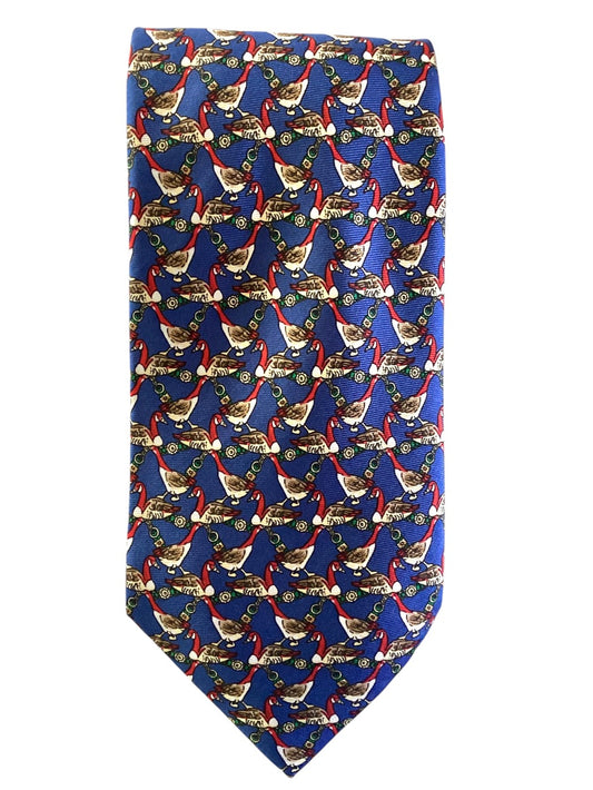 1990s Printed Silk Tie