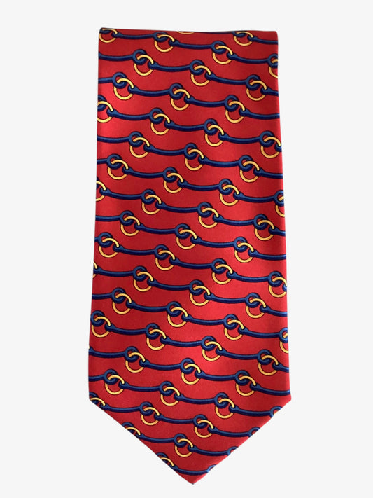 Multi Color Print Silk Tie