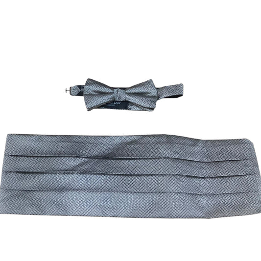 1980s Silk Cummerbund & Bowtie