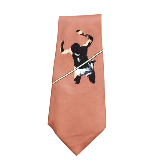1990s Track & Field Silk Tie