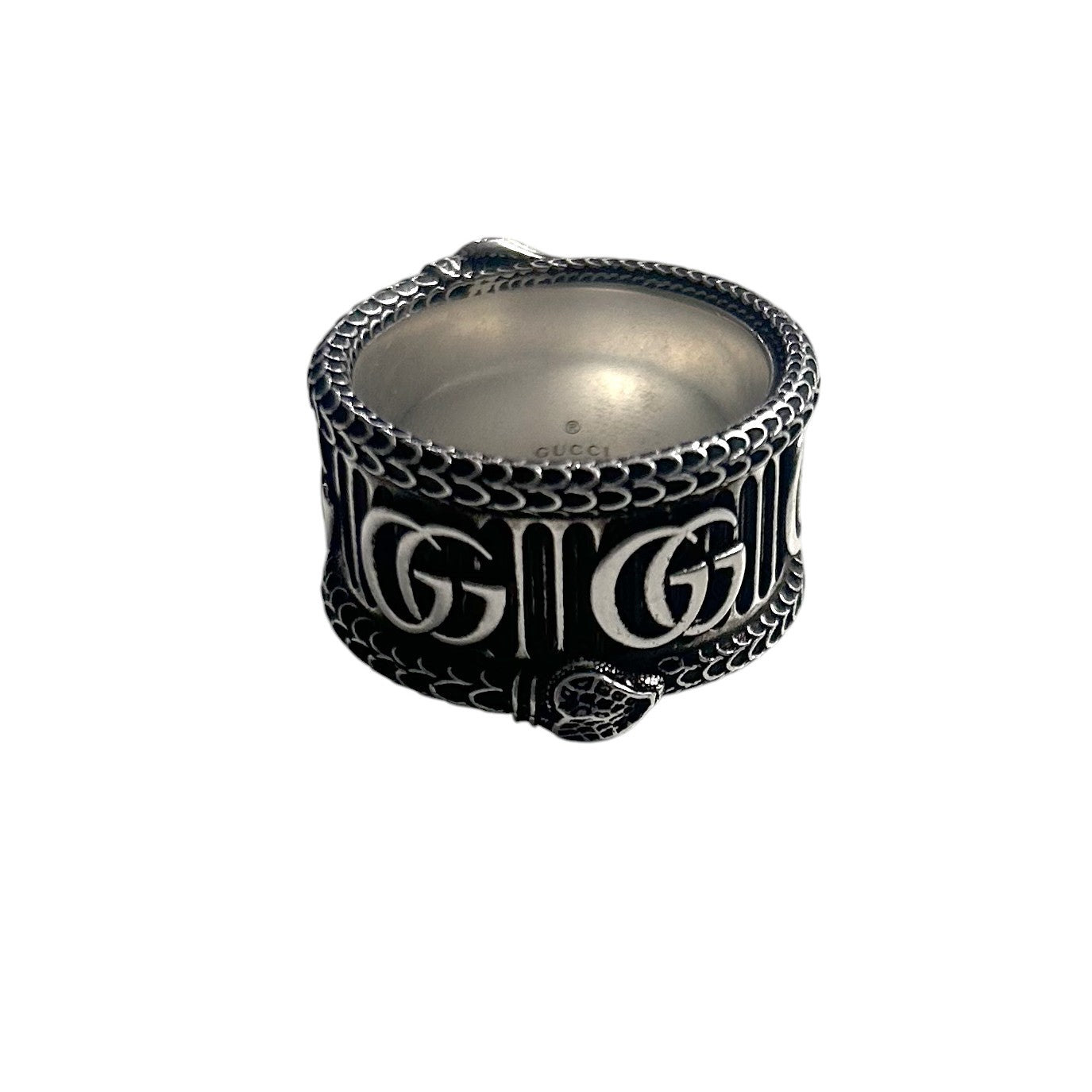 GUCCI- Marmont Sterling Snake Ring, Gucci Size-23