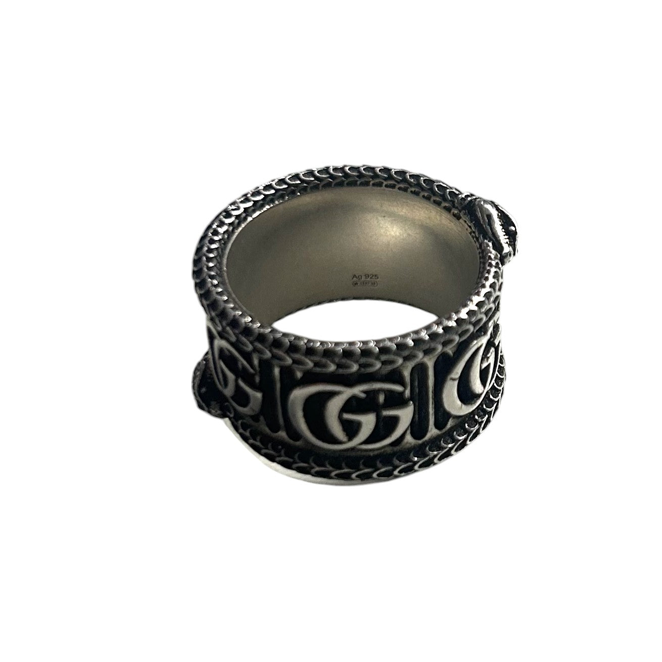 GUCCI- Marmont Sterling Snake Ring, Gucci Size-23