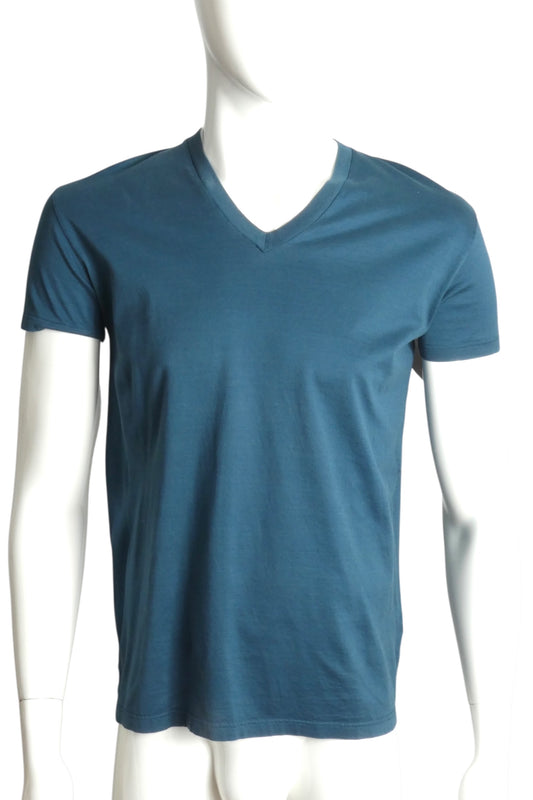 DIOR- Teal Cotton "Love" T-Shirt, Size Small