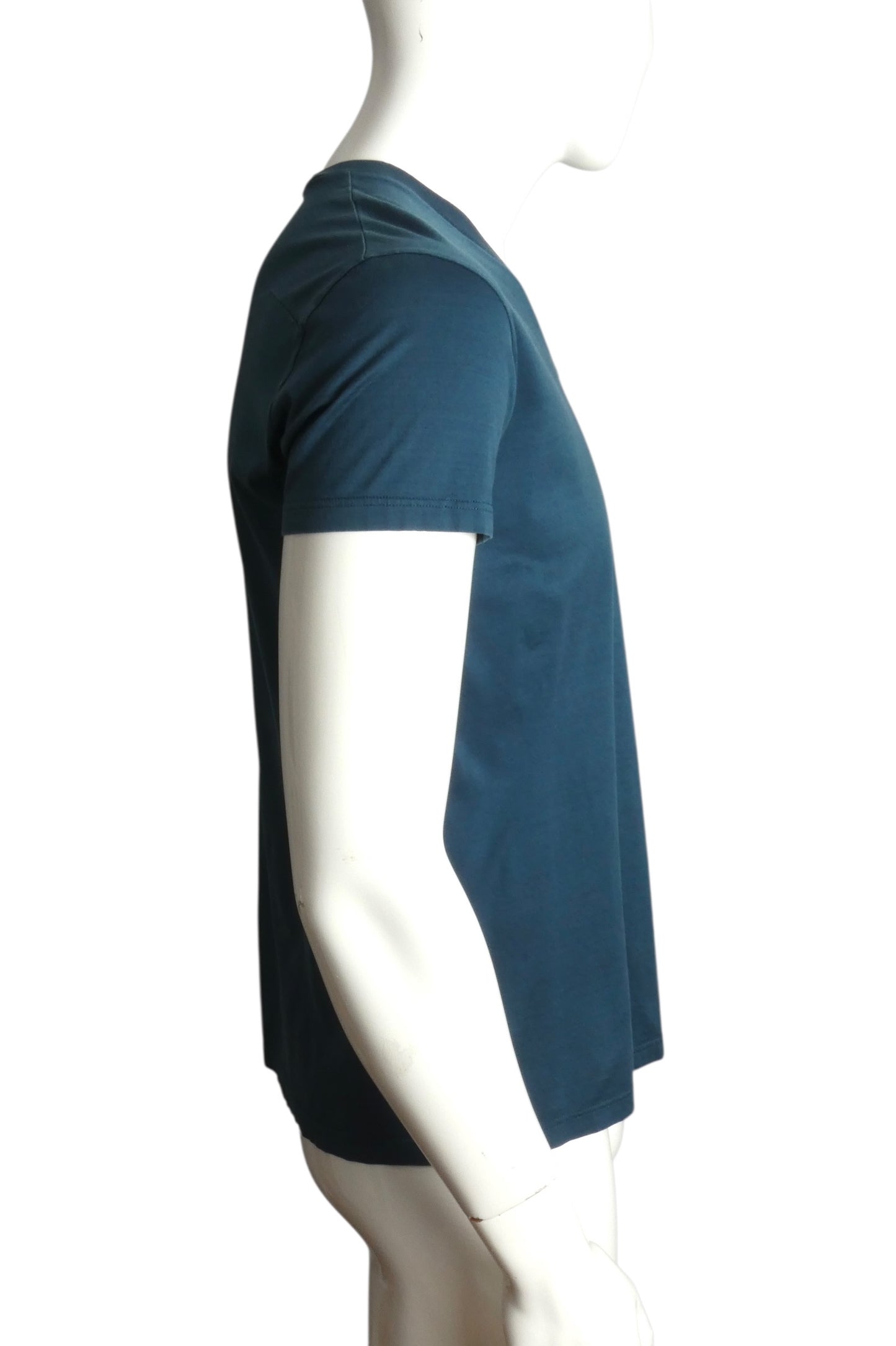 DIOR- Teal Cotton "Love" T-Shirt, Size Small