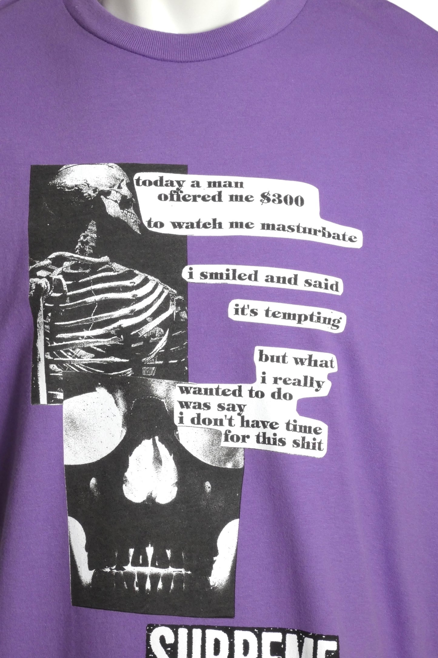 2025 NWT Weirdo Dave Anatomy Skeleton T-Shirt, Size Large