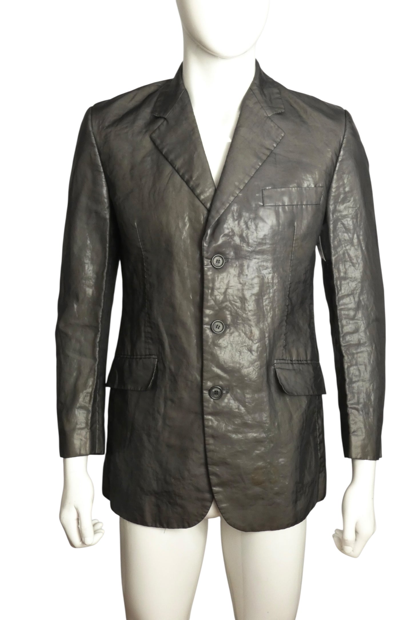 MOSCHINO CHEAP & CHIC - 1990s Organza Question Mark Blazer, Size-Medium