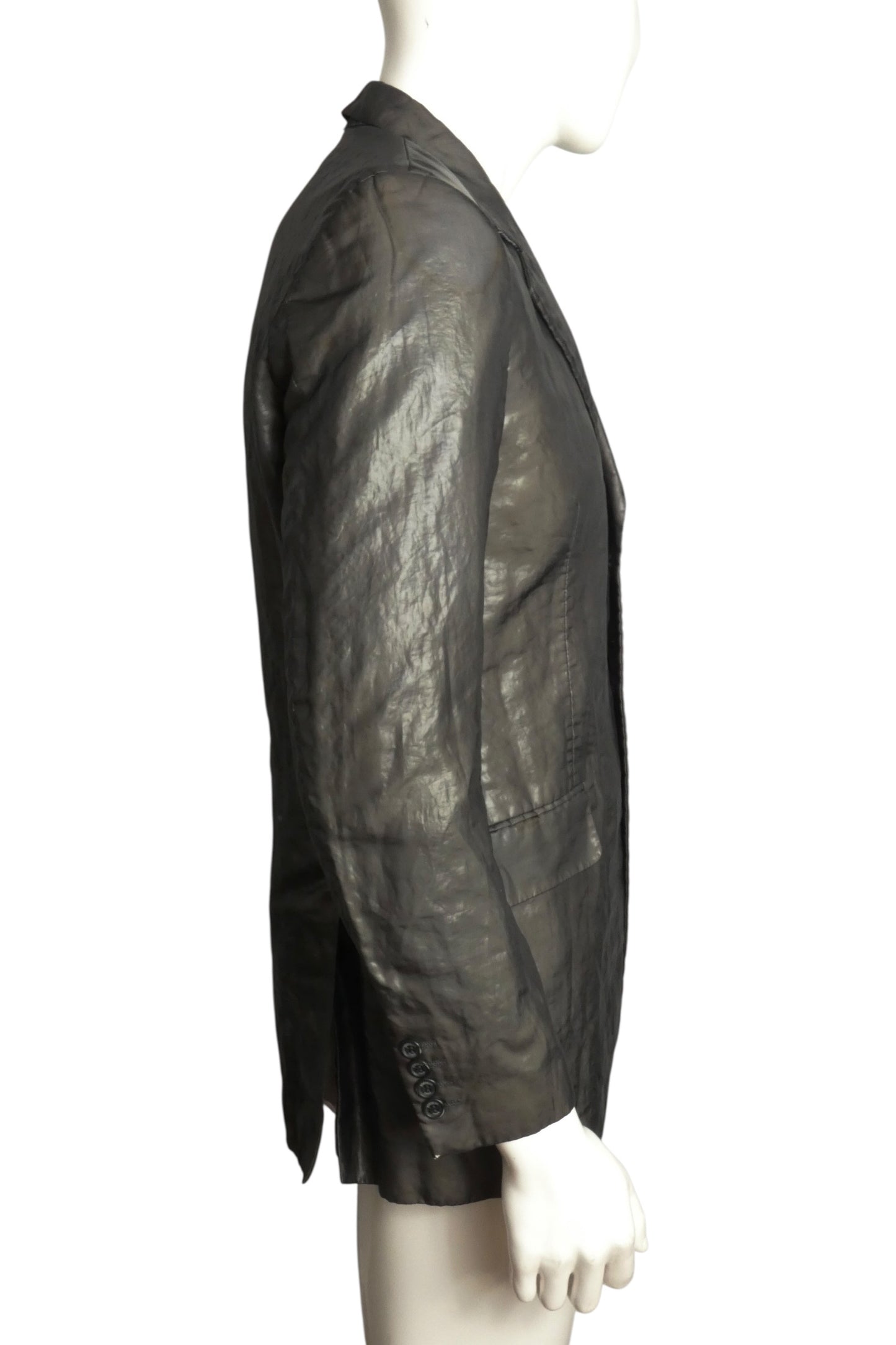 MOSCHINO CHEAP & CHIC - 1990s Organza Question Mark Blazer, Size-Medium