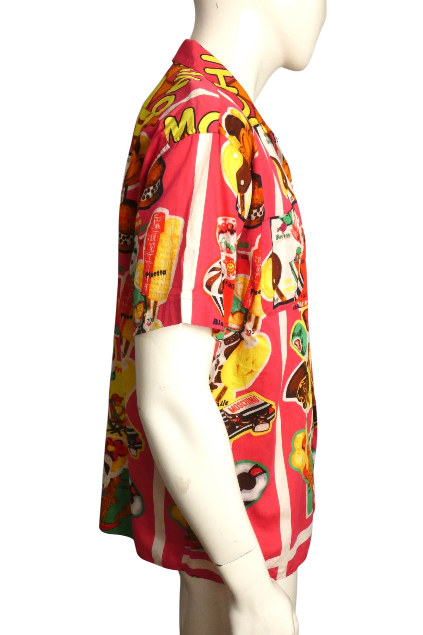 MOSCHINO COUTURE! - 2019 Cotton Print Shirt, Size-Large